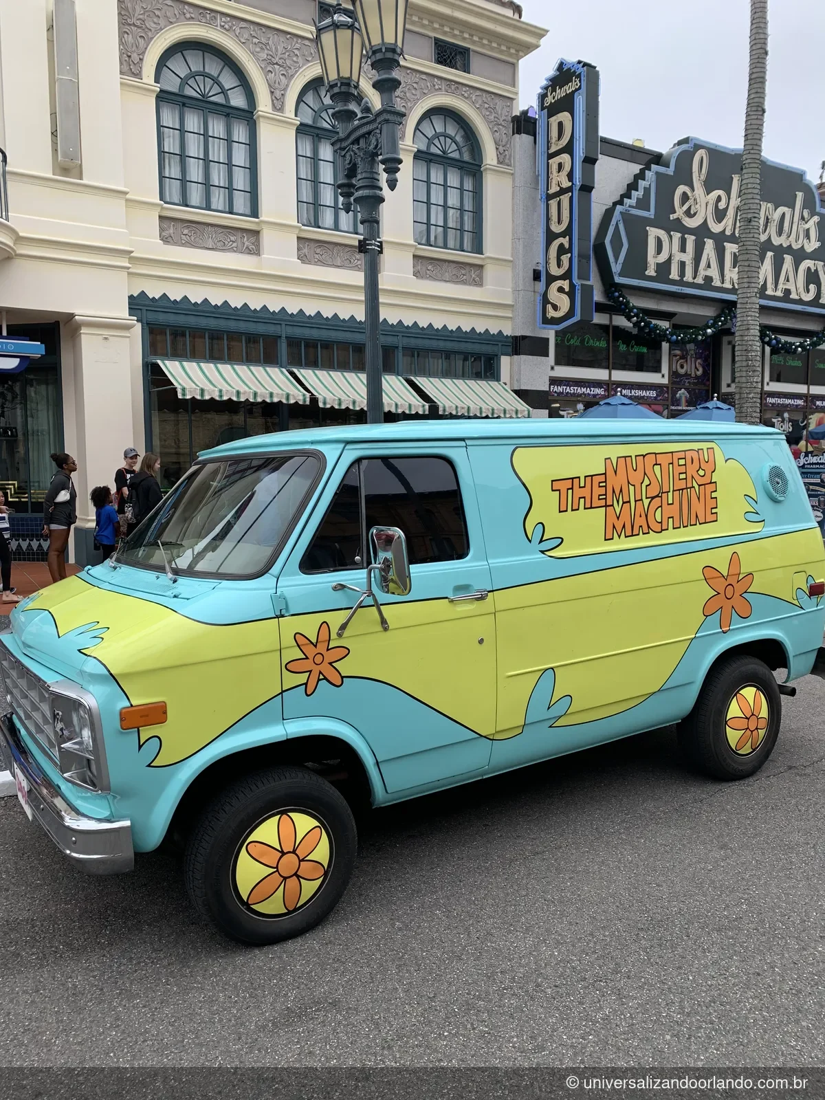 Van do Scooby-Doo exposta na rua: um dos segredos do Universal Studios que estão à vista