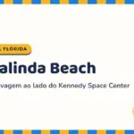 Capa do guia da Playalinda Beach, a praia ao lado do Kennedy Space Center